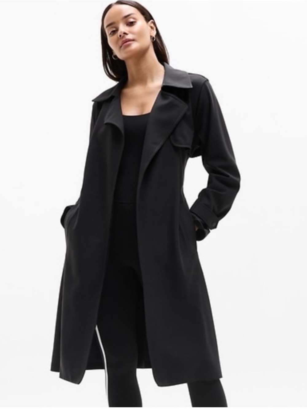 Athleta NWT Stellar Trench L Petite
